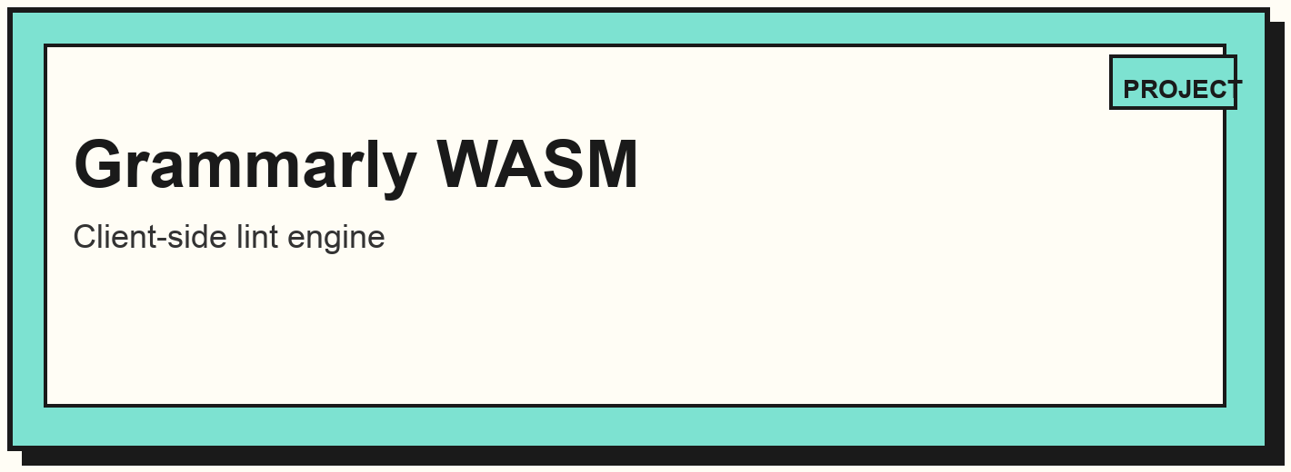 Grammarly WASM Editor